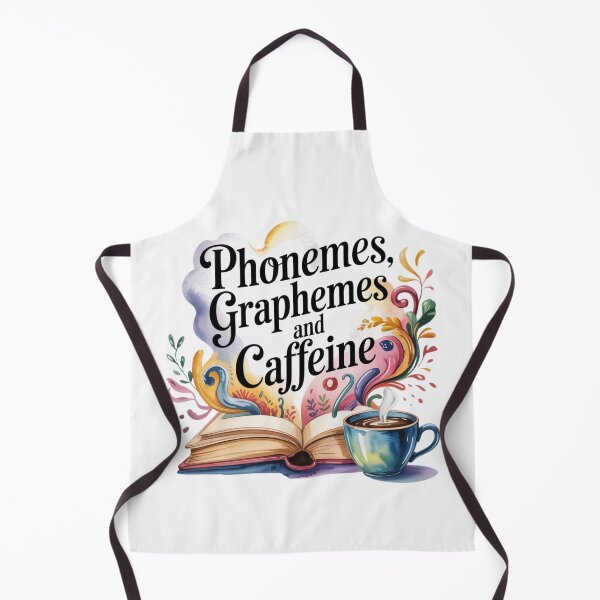 Item preview, Phonemes Graphemes and Caffeine Funny Reading Teacher designed and sold by ManiaGrania.