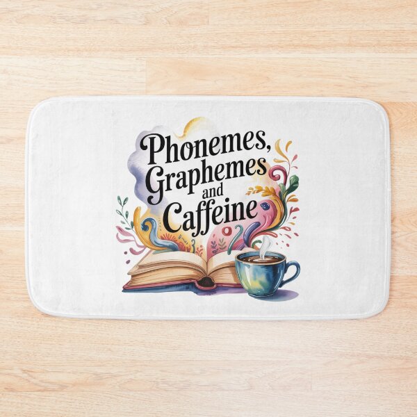 Item preview, Phonemes Graphemes and Caffeine Funny Reading Teacher  designed and sold by ManiaGrania.