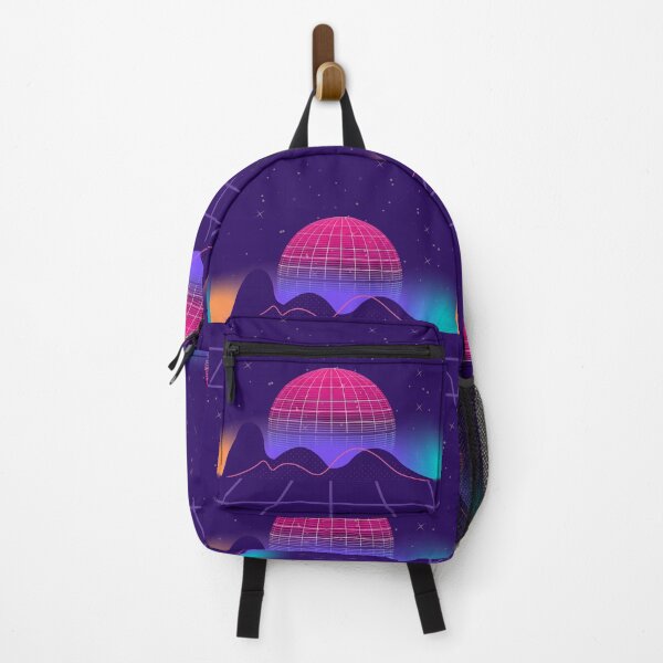 Item preview, Vaporwave Aesthetic - Retro 80s 90s Sunset Grid , Trippy Nostalgic Art designed and sold by Amalzaki.