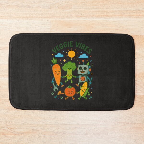 Item preview, Happy Veggie Squad Kids T-Shirt Design – Cute Dancing Vegetables designed and sold by instadone.