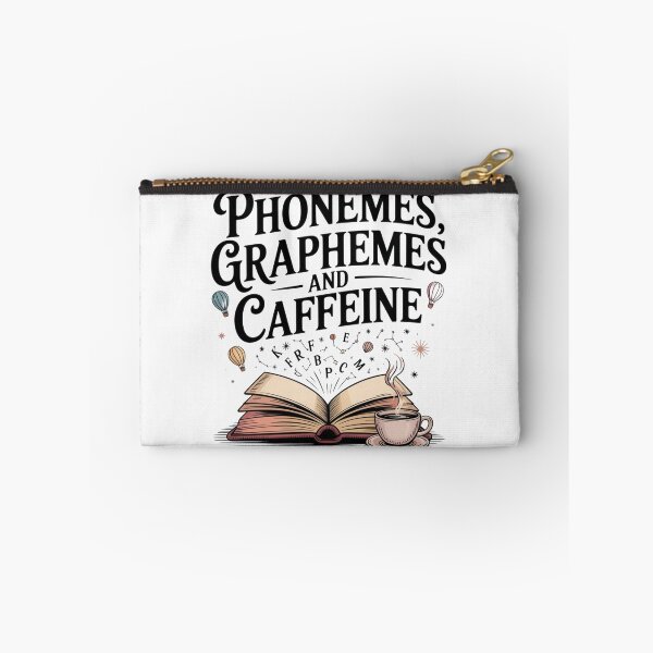 Item preview, Phonemes Graphemes and Caffeine Funny Reading Teacher  designed and sold by ManiaGrania.