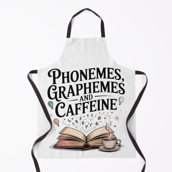 Item preview, Phonemes Graphemes and Caffeine Funny Reading Teacher designed and sold by ManiaGrania.
