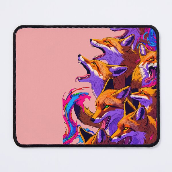 Item preview, Psychedelic Fox Pack – Vibrant Neon Foxes Fantasy Art" designed and sold by Songmooh.