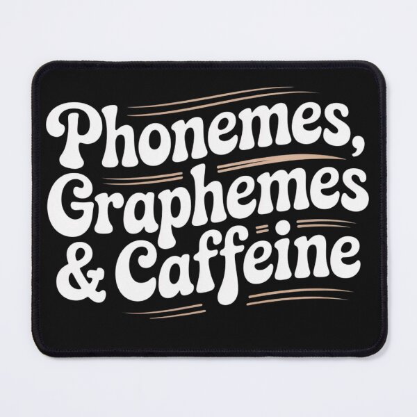 Item preview, Phonemes Graphemes and Caffeine Funny Reading Teacher  designed and sold by ManiaGrania.