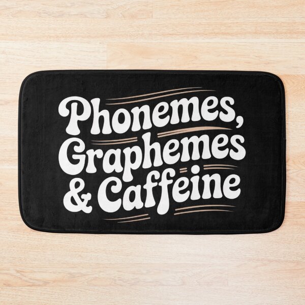 Item preview, Phonemes Graphemes and Caffeine Funny Reading Teacher  designed and sold by ManiaGrania.