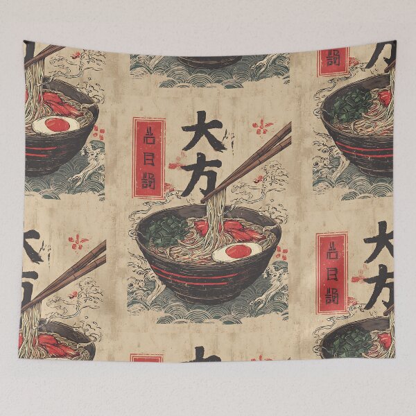 Item preview, Authentic Japanese Ramen Art designed and sold by bapupa.