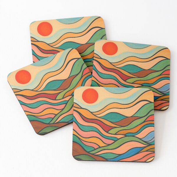 Item preview, Organic hills in the flow of color designed and sold by Sigtrix.
