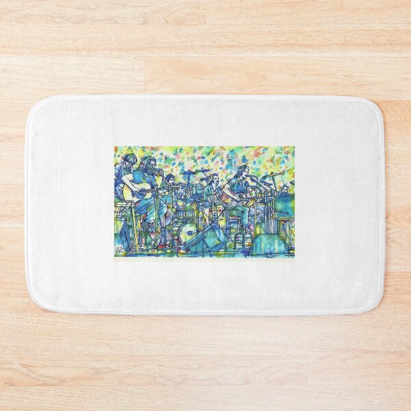 Artikelvorschau, Jerry Garcia & The Grateful Dead – Live-Konzert (Tinte und Aquarell) entworfen und verkauft von SUREPAINTE.