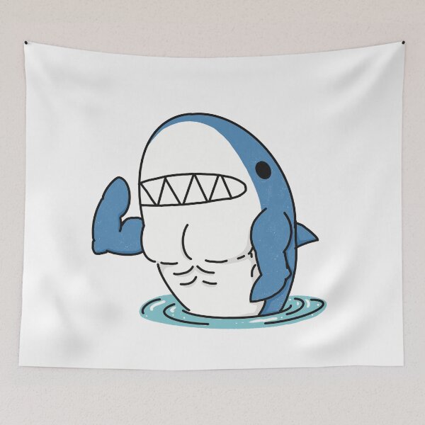 Item preview, Muscular shark - sharkular designed and sold by TomatoMart.