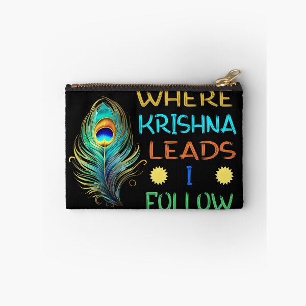 Item preview, Where Krishna leads I follow designed and sold by SidTastic .
