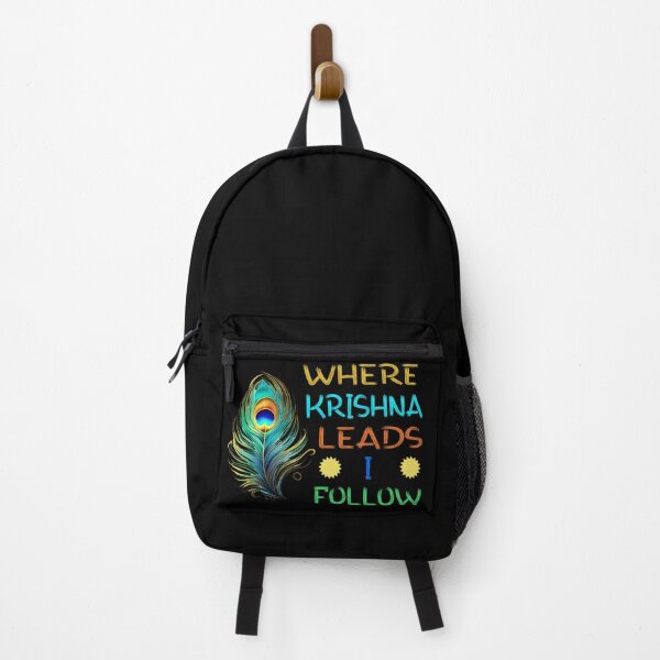 Item preview, Where Krishna leads I follow designed and sold by SidTastic .