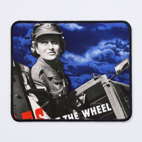 Item preview, Vintage WWII Propaganda Poster | ATS at the Wheel | British Army Women Recruitment Art | Auxiliary Territorial Service designed and sold by artofuniverse.