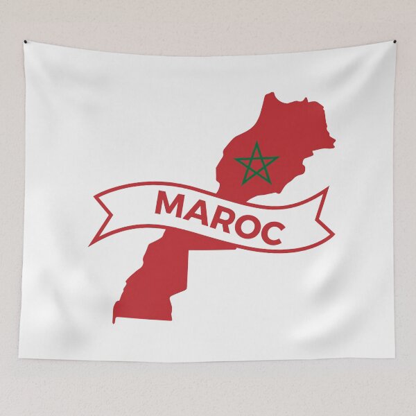 Item preview, Map of Morocco designed and sold by Wolagno.