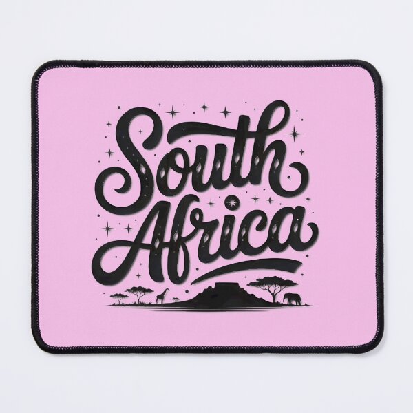 Item preview, South Africa Typography Landscape Art designed and sold by Mary Good.