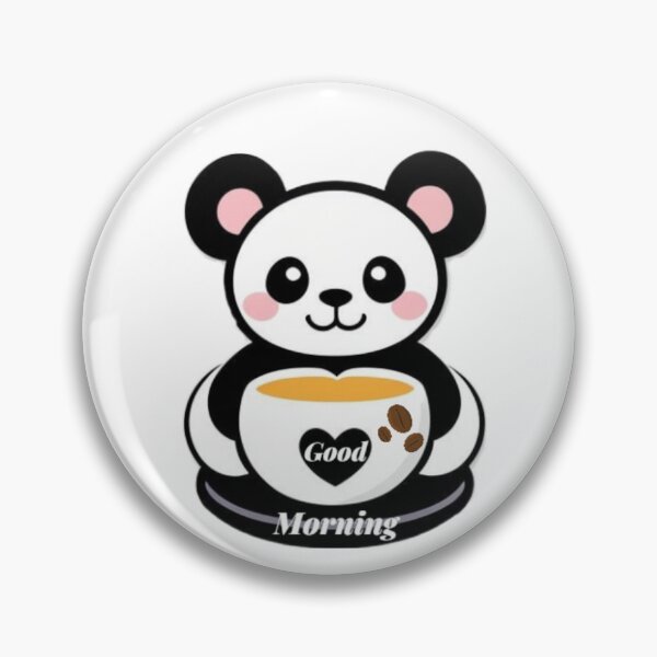 Item preview, Good morning,panda bear designed and sold by BrightDays.