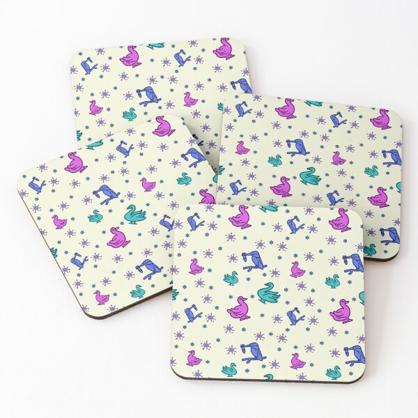 Item preview, Canal Birds – Fun Colourful Pattern designed and sold by JustJuJuDesigns.