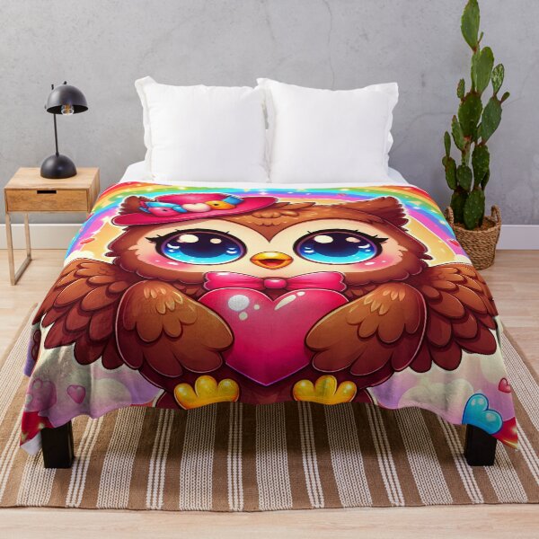 Item preview, Cute Owl with Rainbow and Heart designed and sold by Jbl55.