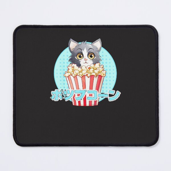 Item preview, Cat-Eating-Popcorn-Cute-Anime-Merch designed and sold by carleoiabl.
