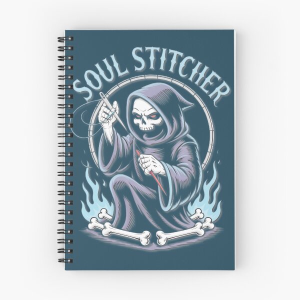 Item preview, Grim Reaper Soul Stitcher Knitting Design designed and sold by Timothy Ryan.