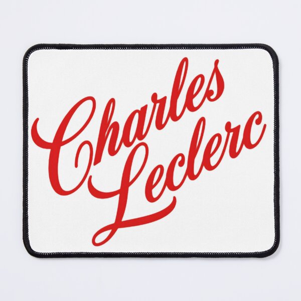 Item preview, Charles Leclerc F1 Typography designed and sold by Studio F1Grid.