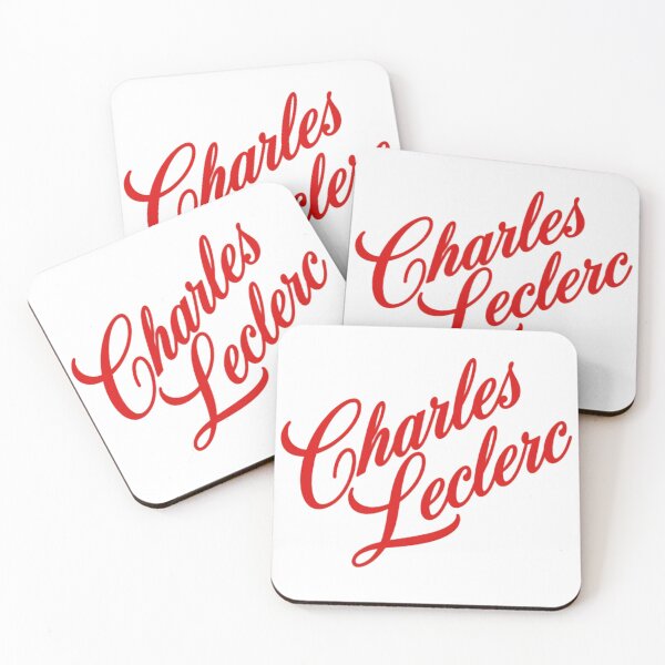 Item preview, Charles Leclerc F1 Typography designed and sold by Studio F1Grid.