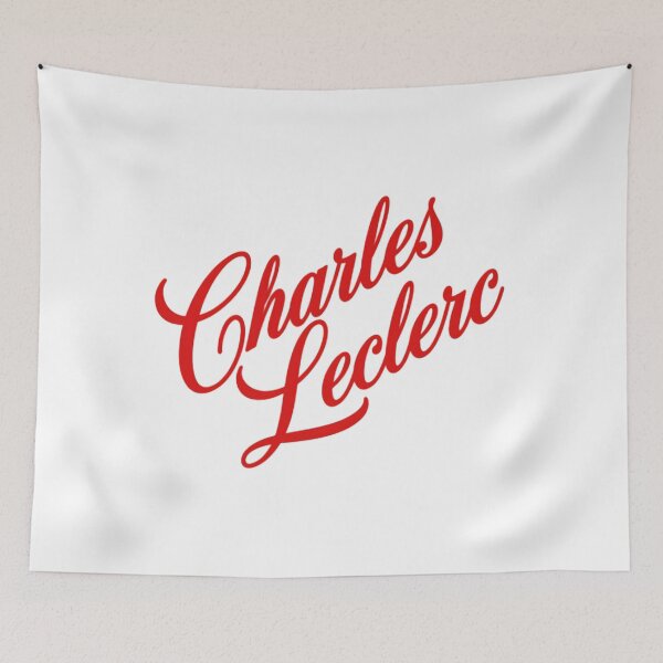 Item preview, Charles Leclerc F1 Typography designed and sold by Studio F1Grid.