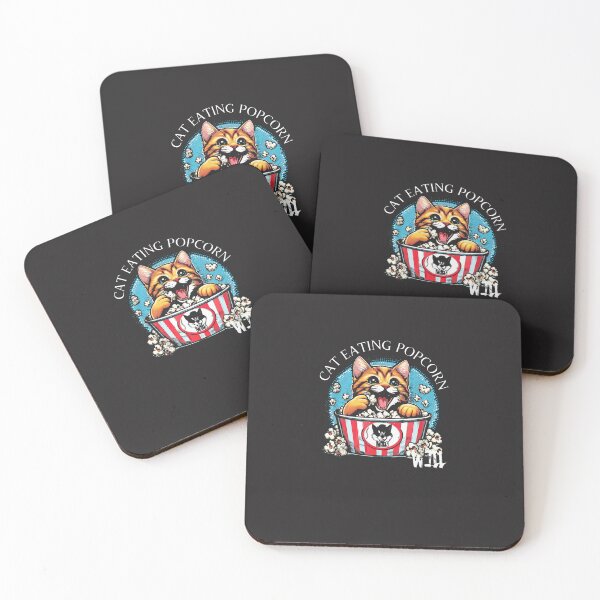 Item preview, Cat-Eating-Popcorn-Softstyle--Men-Women designed and sold by carleoiabl.