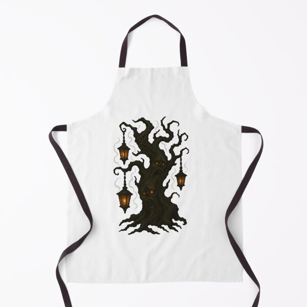 Item preview, Haunted Halloween Tree With Spooky Faces designed and sold by UniqueBartell.