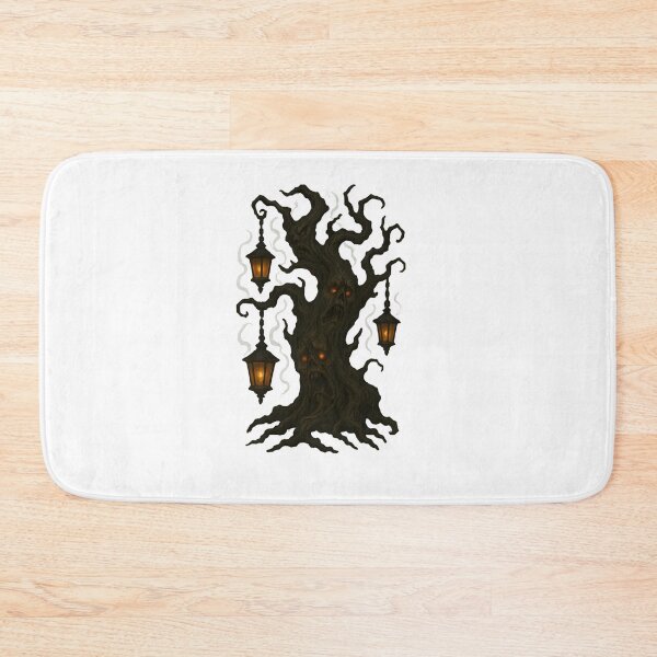 Item preview, Haunted Halloween Tree With Spooky Faces designed and sold by UniqueBartell.