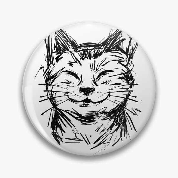 Item preview, Whimsical Cat Line Art Sketch designed and sold by lando218.
