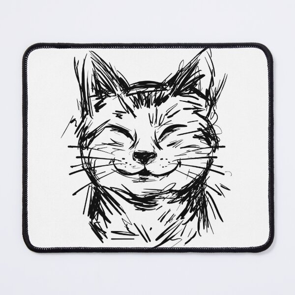 Item preview, Whimsical Cat Line Art Sketch designed and sold by lando218.