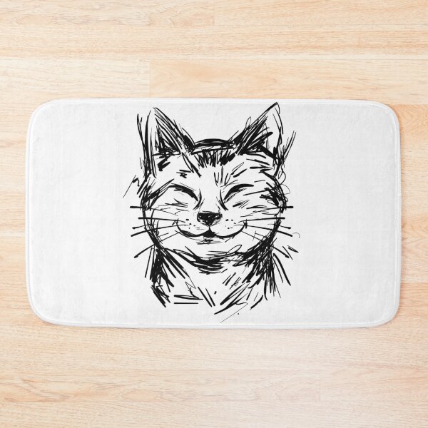Item preview, Whimsical Cat Line Art Sketch designed and sold by lando218.
