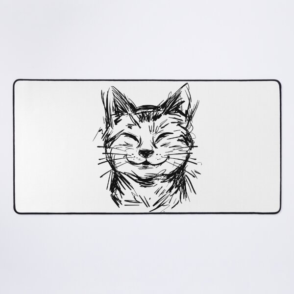 Item preview, Whimsical Cat Line Art Sketch designed and sold by lando218.