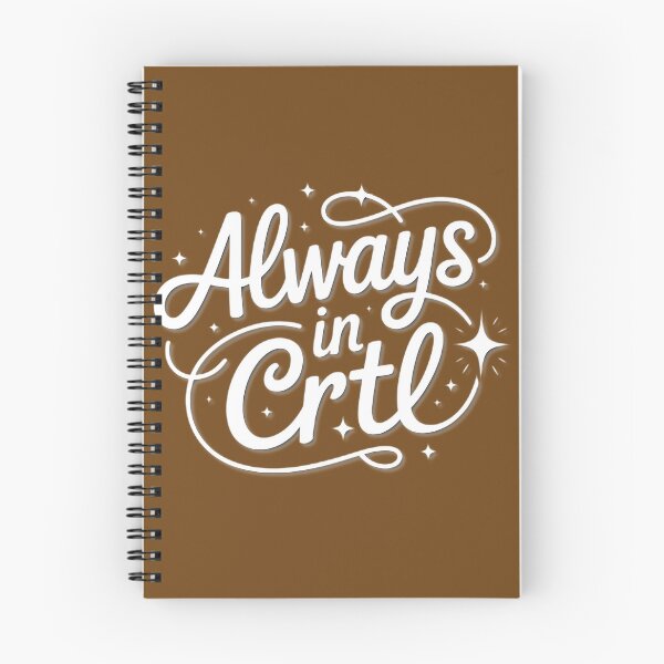 Item preview, Always in Control Typography Design designed and sold by Timothy Ryan.