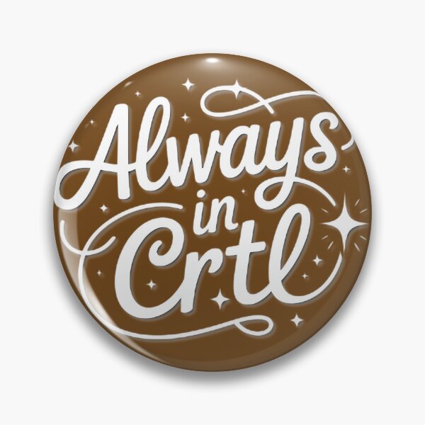 Item preview, Always in Control Typography Design designed and sold by Timothy Ryan.