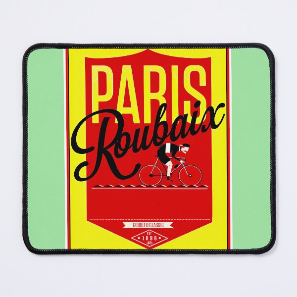 Item preview, Paris Roubaix Cobbled Classic Cycling Vintage Poster Art | Limited Edition designed and sold by ThomasTarpennin.