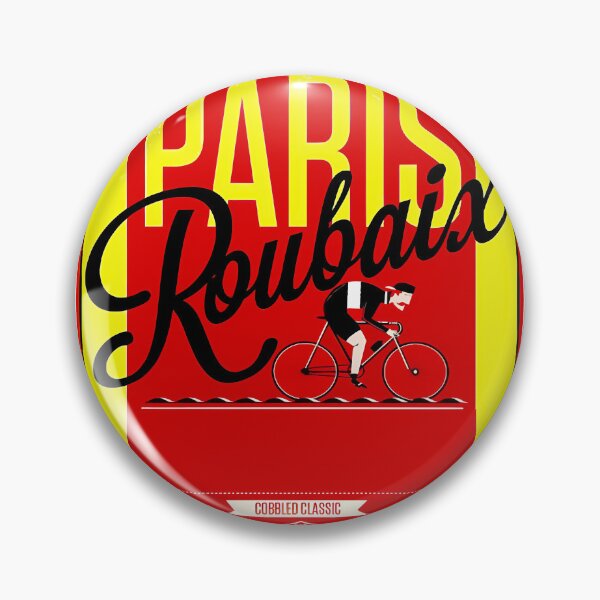 Item preview, Paris Roubaix Cobbled Classic Cycling Vintage Poster Art | Limited Edition designed and sold by ThomasTarpennin.