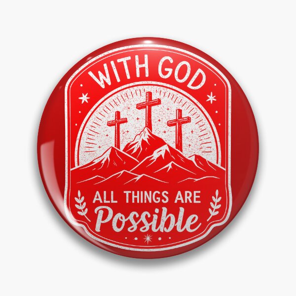Item preview, Matthew 19:26 With God All Things Are Possible designed and sold by plushism.