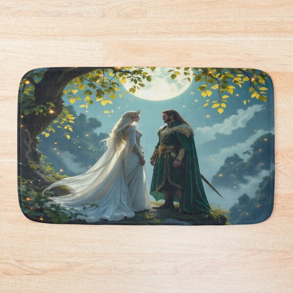 Item preview, Moonlit Elegance – Two elfin souls in cinematic grace between forest light and royal silence designed and sold by FotoworldEdel.