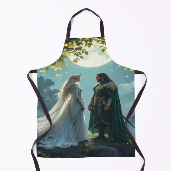 Item preview, Moonlit Elegance – Two elfin souls in cinematic grace between forest light and royal silence designed and sold by FotoworldEdel.