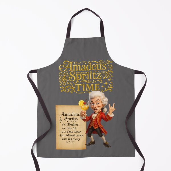 Item preview, Amadeus Spritz Time – Retro cocktail poster with classical music flair designed and sold by malero-design.