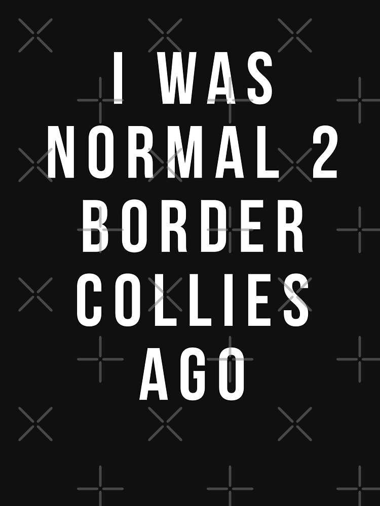 I Was Normal 2 Border Collies Ago T-Shirt I Was Normal 2 Border Collies Ago T-Shirt