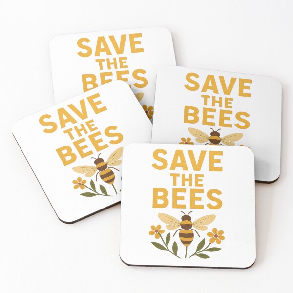 Item preview, Save The Bees – Cute Environmental Design designed and sold by Amr Darwish Graphic designer.