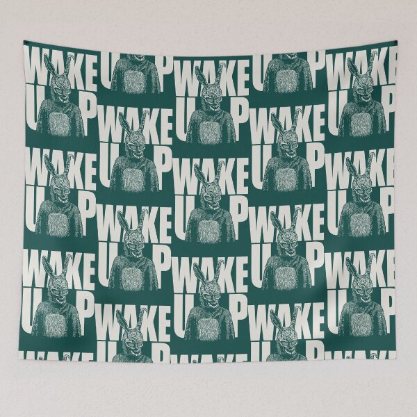 Item preview, Donnie Darko Wake Up white designed and sold by crookedar.