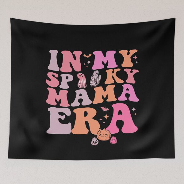 Item preview, In My Spooky Mama Era Shirt – Cute Halloween Ghost Retro Mom designed and sold by Alluka Brand.