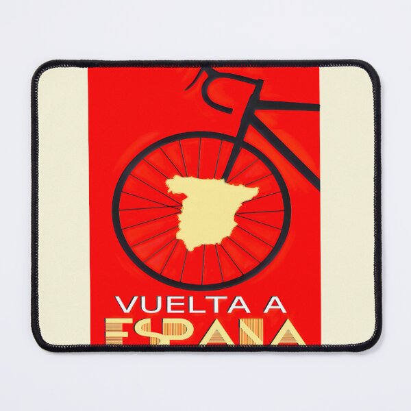 Aperçu de l'œuvre Carte cycliste vintage d'Espagne | Édition limitée créée et vendue par ToddYeager.