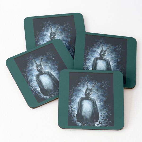 Item preview, Frank the Bunny in the Forest – Donnie Darko Surreal Horror Art Graphic  designed and sold by crookedar.