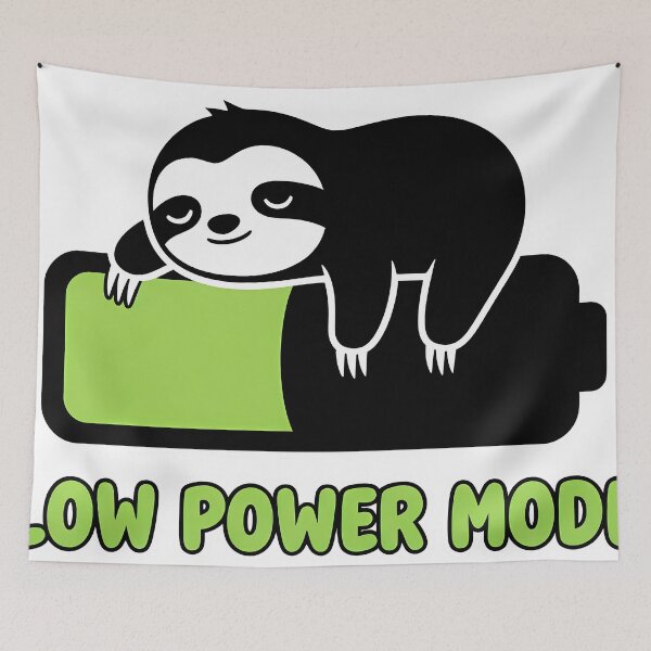 Item preview, Low Power Mode Sloth designed and sold by saugatnaipal.