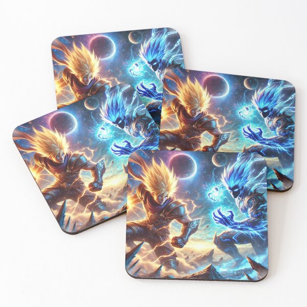 Item preview, Cosmic Duel – Elemental Warriors Clash in Space Fantasy designed and sold by Herundros.