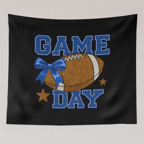 Item preview, Game Day Football Glitter Bow Design designed and sold by MCXShop.